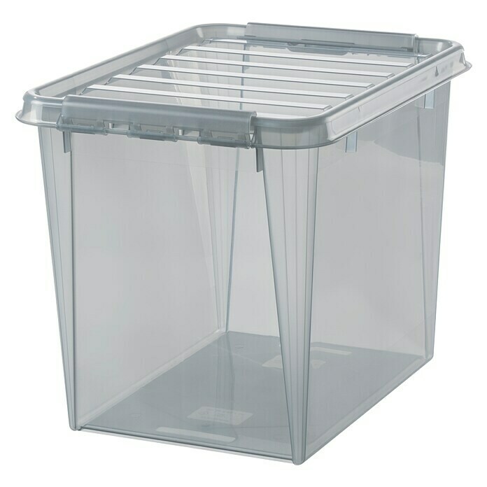 SmartStore Aufbewahrungsbox (L x B x H: 50 x 39 x 41 cm, Kunststoff, Grau)