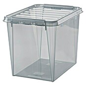 SmartStore Aufbewahrungsbox (L x B x H: 50 x 39 x 41 cm, Kunststoff, Grau)