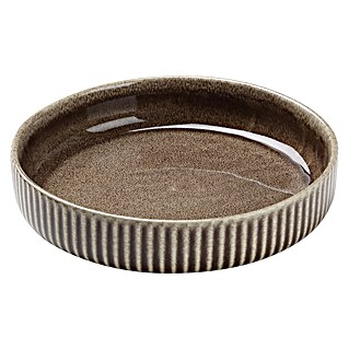 Teller Morombe (Durchmesser: 21 cm, Braun, Steinzeug)