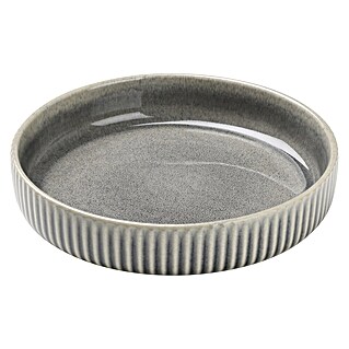 Teller Morombe (Durchmesser: 21 cm, Grau, Steinzeug)