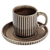 Tassen-Set Morombe (Durchmesser: 14,5 cm, Braun, Steinzeug) | BAUHAUS