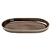 Servierteller Morombe (Länge: 30,5 cm, Braun, Steinzeug) | BAUHAUS