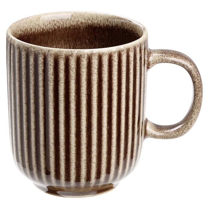 Tasse Morombe (Höhe: 10 cm, Braun, Steinzeug) | BAUHAUS