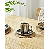Tassen-Set Morombe (Durchmesser: 14,5 cm, Grau, Steinzeug) | BAUHAUS