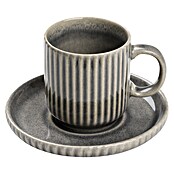 Tassen-Set Morombe (Durchmesser: 14,5 cm, Grau, Steinzeug) | BAUHAUS