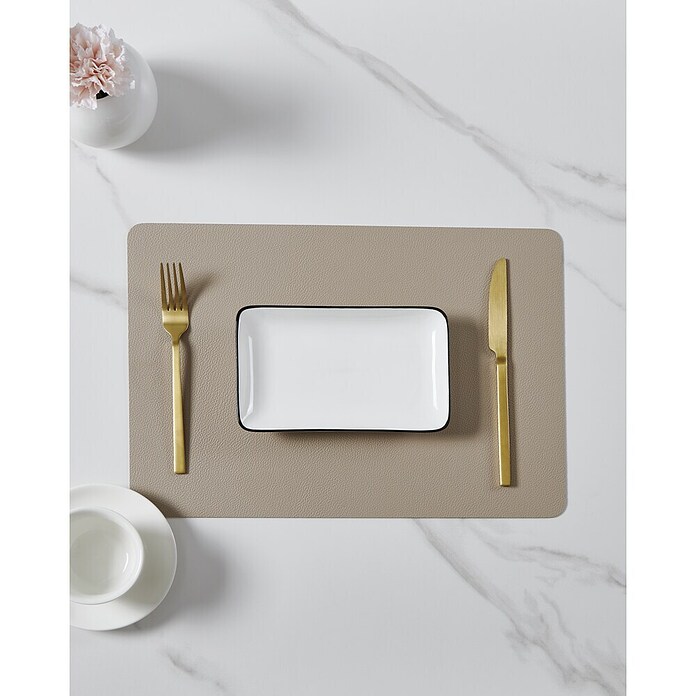 Eglo Tisch-Set Vinanivao (L x B: 43 x 30 mm, Beige/Braun, Matt) | BAUHAUS