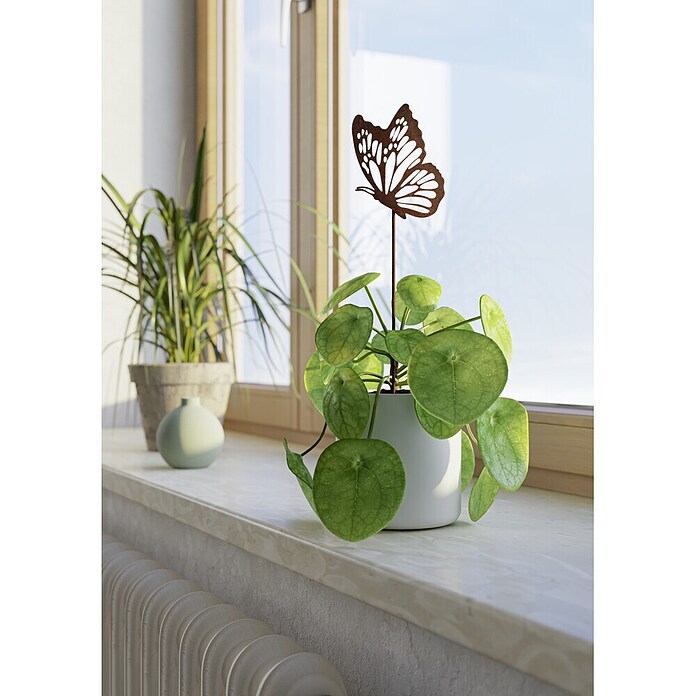 Dekoelement (Schmetterling, 100 x 330 mm, Metall, Rostbraun) | BAUHAUS