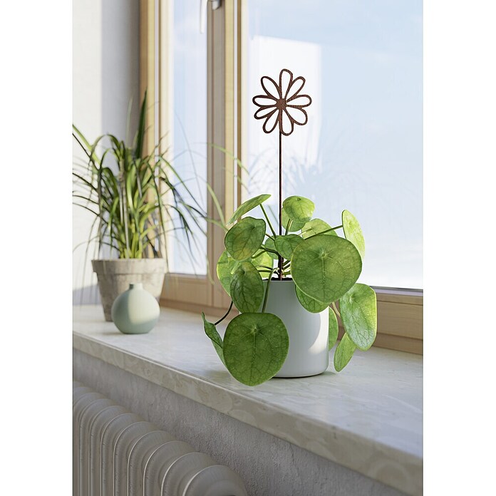 Dekoelement (Blume 1, 88 x 350 mm, Metall, Rostbraun) | BAUHAUS