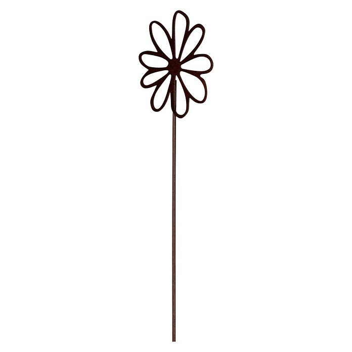 Dekoelement (Blume 1, 88 x 350 mm, Metall, Rostbraun) | BAUHAUS