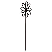 Dekoelement (Blume 1, 88 x 350 mm, Metall, Rostbraun) | BAUHAUS