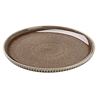 Teller Morombe (Durchmesser: 26 cm, Braun, Steinzeug)