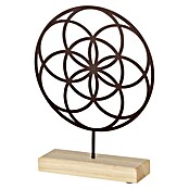 Dekofigur (L x B x H: 180 x 50 x 239 mm, Rostbraun, Metall, Motiv: Ornament) | BAUHAUS