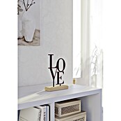 Dekofigur (150 x 50 x 219 mm, Rostbraun, Metall, Motiv: Love) | BAUHAUS