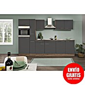 Respekta Cocina modular completa Oliver (Ancho: 300 cm, Gris, Sin electrodomésticos) | BAUHAUS