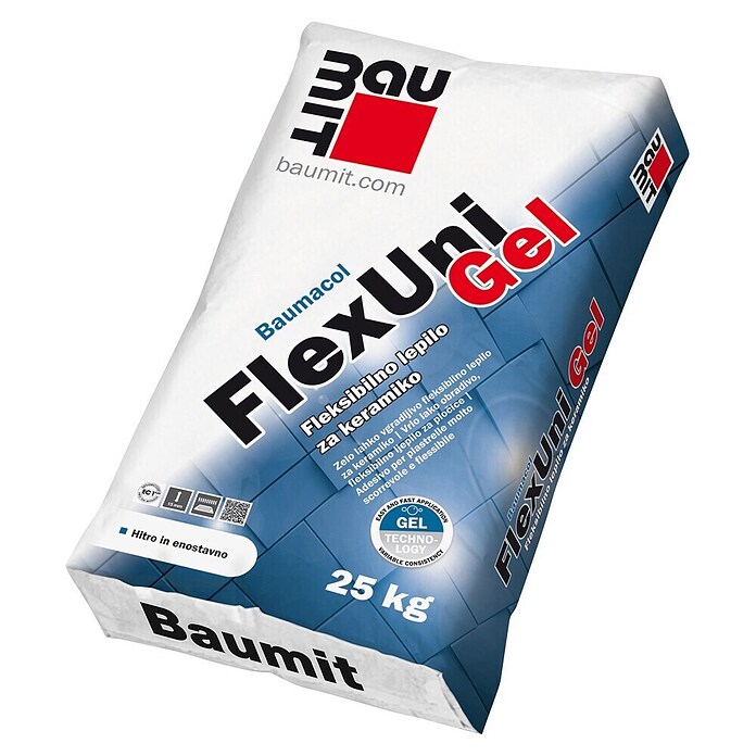 Baumit Fleksibilno lepilo za keramiko FlexUni Gel  (25 kg) | 5553 - Fliesenklebstoffe | FADB - Verfliesen | FAD - Baustoffe | FA - Baustoffe | F - Baustoffe | BAUHAUS