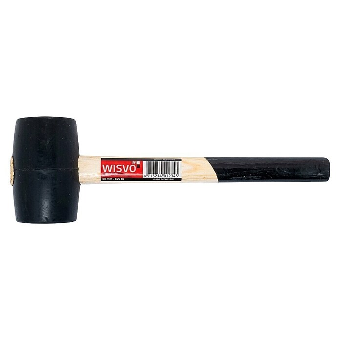 Wisvo Rubberhamer (Rubber, Diameter kop: 90 mm) | BAUHAUS