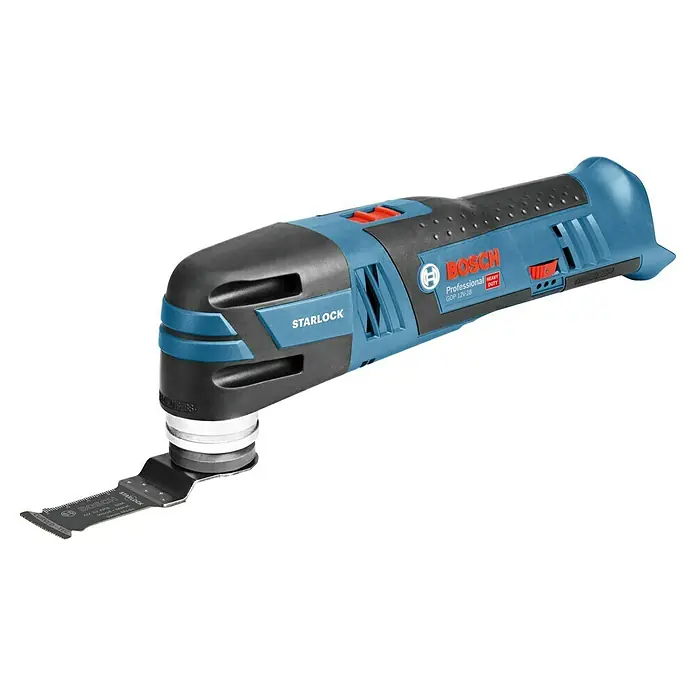 Bosch Professional Akku-Multifunktionswerkzeug GOP 12V-28 - 12 V, Ohne Akku, Mit L-Boxx - Bosch GOP 12V-28 Akku-Multifunktionswerkzeug mit Starlock-Aufnahme für schnellen Zubehörwechsel und vielseitige Anwendungen.