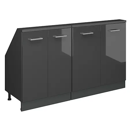 Vicco  Küchenleerblock R-Line Anthrazit Hochglanz 2er Set