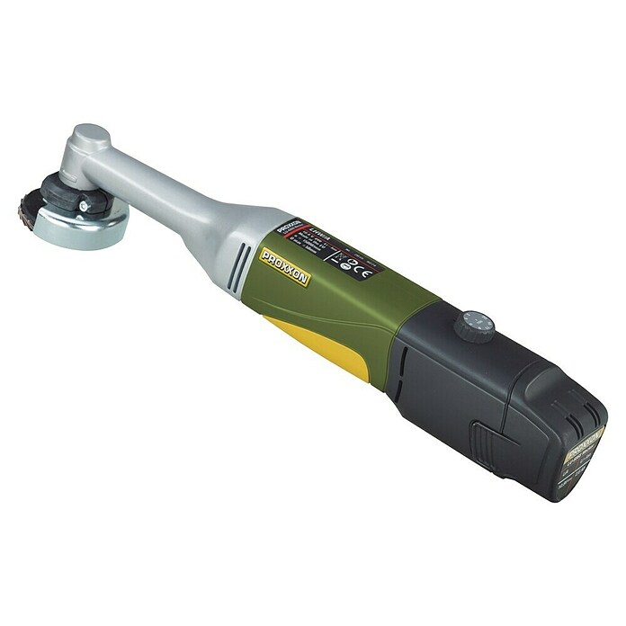 Proxxon Micromot Amoladora angular de batería (10,8 V, 1 batería, 2,6 Ah, 5.000 r.p.m. - 16.000 r.p.m.)
