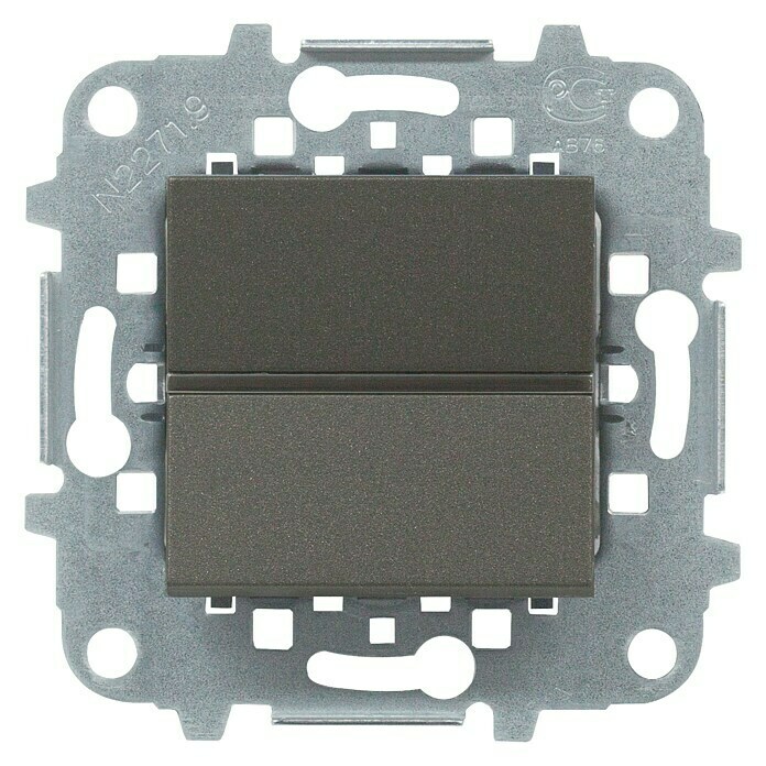 Niessen Zenit Interruptor/Conmutador (Antracita, Montaje en la pared, IP20)