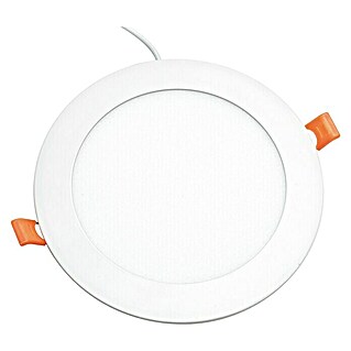Alverlamp Downlight empotrable LED redondo Blanco (18 W, Ø x Al: 22,5 x 2 cm, Blanco, Blanco neutro)