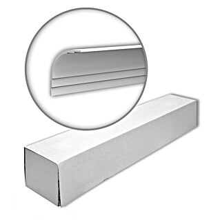 Profhome Zierleiste 651389-box Wandleisten 1 Karton SET mit 24 Friesleisten 48 m (leicht, extrem formstabil, stoßfest)