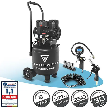 STAHLWERK  Kompressor ST-308V Pro