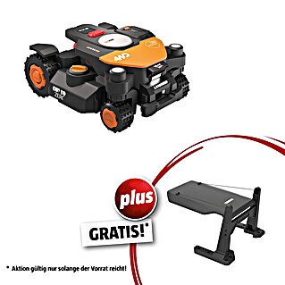 Worx PowerShare 20V Mähroboter-Set L4000 AWD Landroid Vision Cloud AI RTK WR344E (4 000 m², Schnittbreite: 22 cm, Satellitengestützte Navigation, RTK)