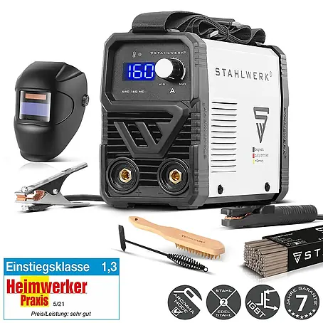 STAHLWERK  Elektrodenschweißgerät ARC 160 MD Vollausstattung
