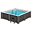 Gre Avantgarde Piscina de WPC Nova (L x An x Al: 315 x 315 x 96 cm, Gris oscuro/Azul, 7.600 l) | BAUHAUS