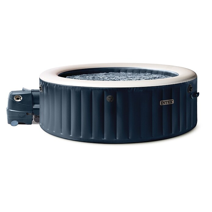 Intex Pure Spa Prenosni masažni bazen Navy Bubble Massage  (Ø x V: 196 x 71 cm, PVC, Mornarsko modra) | Napihljivi masažni bazeni | Masažni bazeni | Bazeni | Vrt in prosti čas | Izdelki | BAUHAUS