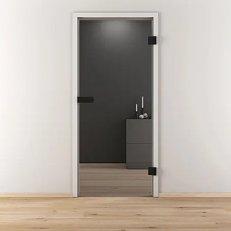 Diamond Doors  Glasdrehtür Magic Grey Clear