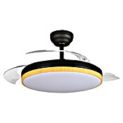 Led Hispania Ventilador de techo Belcaire (Negro/Madera, 106 cm, 30 W, Blanco frío) | BAUHAUS