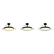 Led Hispania Ventilador de techo Belcaire (Negro/Madera, 106 cm, 30 W, Blanco frío) | BAUHAUS