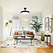 Led Hispania Ventilador de techo Belcaire (Negro, 106 cm, 30 W, Blanco frío) | BAUHAUS