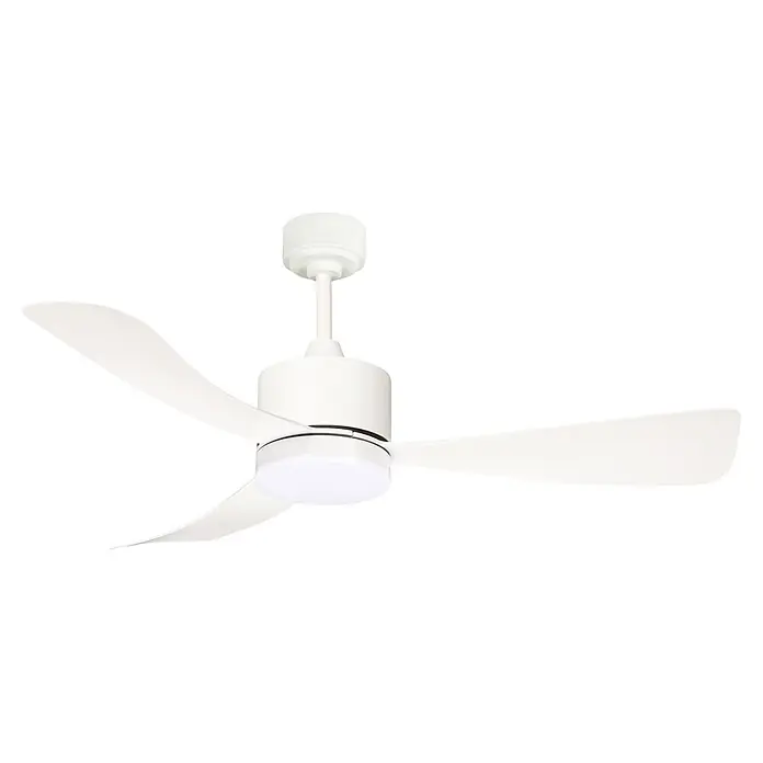 Led Hispania Ventilador de techo Nerja - Blanco, 106,6 cm, 29 W, Blanco neutro - Ventilador de techo blanco de tres aspas con luz integrada.