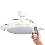 Led Hispania Ventilador de techo Belcaire (Blanco, 106 cm, 30 W, Blanco frío) | BAUHAUS