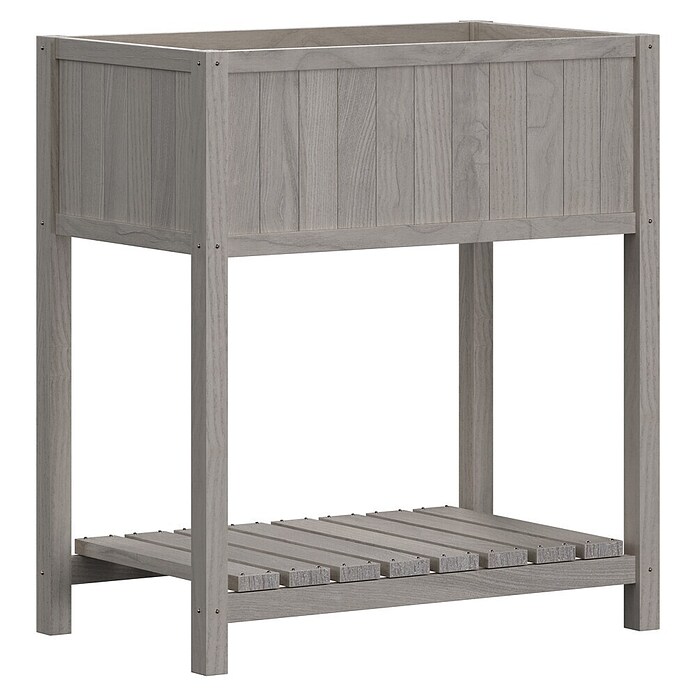 Butenkist Huerto Geseke (75 x 45 x 85 cm, Madera, Gris) | BAUHAUS