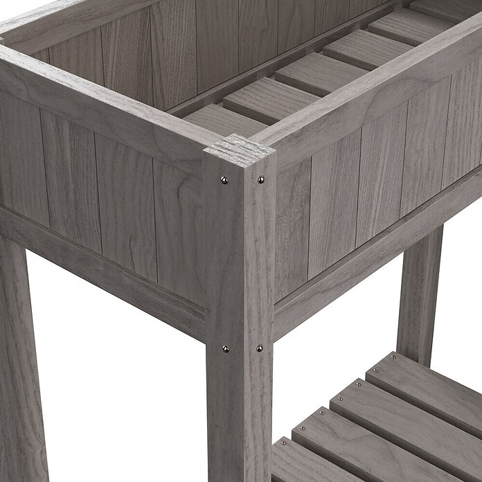 Butenkist Hochbeet Dete (75 x 28 x 85 cm, Holz, Warm Grey) | BAUHAUS