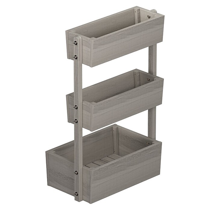 Butenkist Huerto Freyja (76 x 43 x 120 cm, Madera, Gris) | BAUHAUS