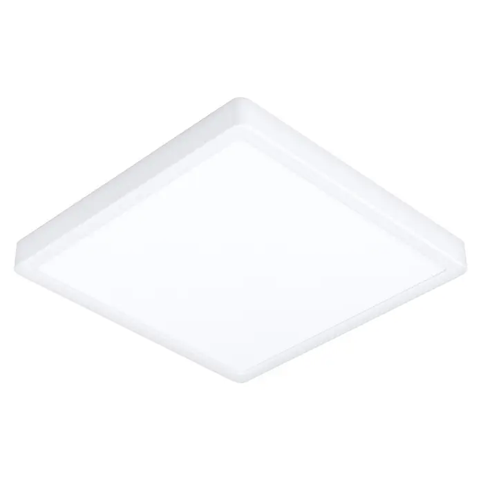 Eglo connect.z LED-Panel rund Rovito-Z - 16 W, Ø x H: 30 x 3 cm, Schwarz, RGBW - Weißes quadratisches LED-Deckenleuchtenpanel.