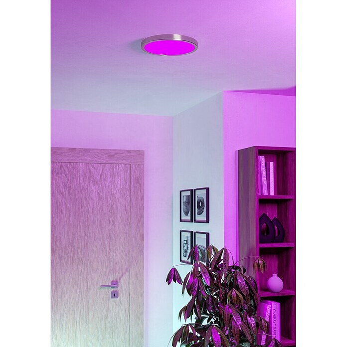 Eglo connect.z Okrogel LED panel Fueva 6-Z  (14,3 W, Ø x V: 28 x 2,5 cm, Barva svetlobe: RGBW) | 3016 - Deckenleuchte | CACB - Deckenleuchten | CAC - Indoorleuchten | CA - Beleuchtung | C - Elektro | BAUHAUS