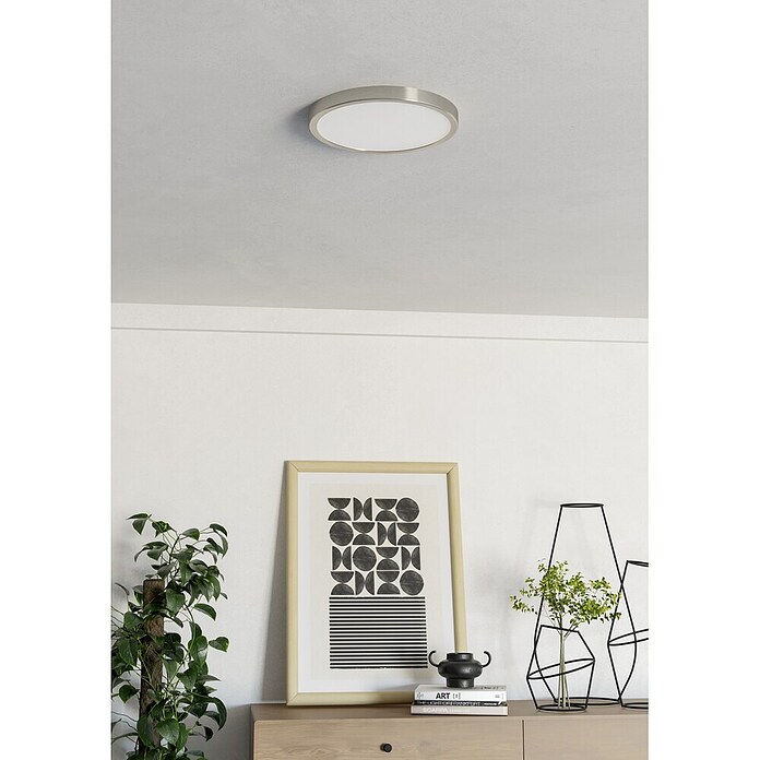 Eglo connect.z Okrogel LED panel Fueva 6-Z  (14,3 W, Ø x V: 28 x 2,5 cm, Barva svetlobe: RGBW) | 3016 - Deckenleuchte | CACB - Deckenleuchten | CAC - Indoorleuchten | CA - Beleuchtung | C - Elektro | BAUHAUS