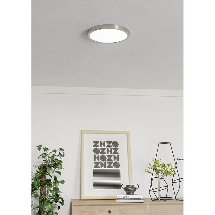 Eglo connect.z Okrogel LED panel Fueva 6-Z  (14,3 W, Ø x V: 28 x 2,5 cm, Barva svetlobe: RGBW) | 3016 - Deckenleuchte | CACB - Deckenleuchten | CAC - Indoorleuchten | CA - Beleuchtung | C - Elektro | BAUHAUS
