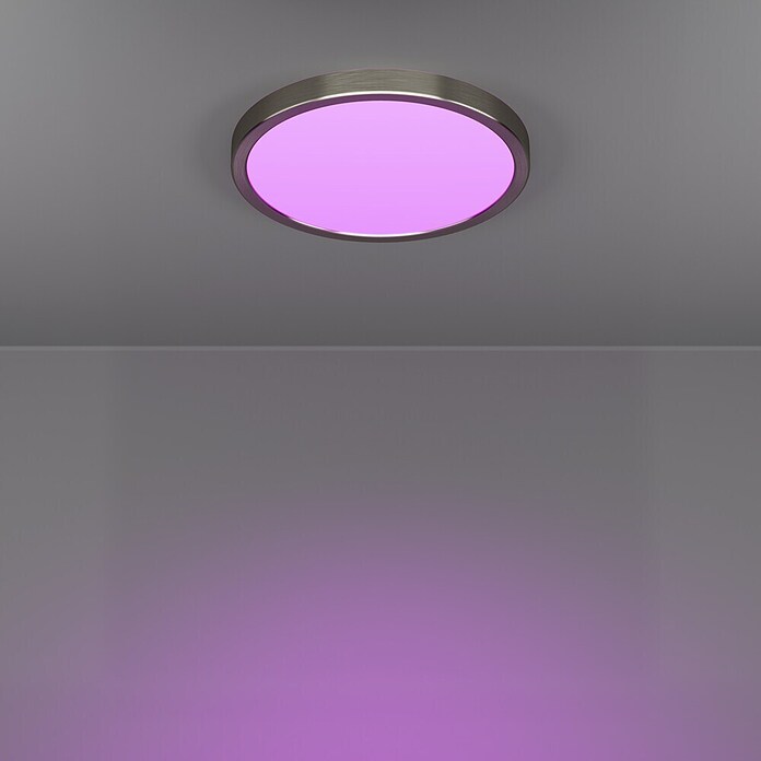 Eglo connect.z Okrogel LED panel Fueva 6-Z  (14,3 W, Ø x V: 28 x 2,5 cm, Barva svetlobe: RGBW) | 3016 - Deckenleuchte | CACB - Deckenleuchten | CAC - Indoorleuchten | CA - Beleuchtung | C - Elektro | BAUHAUS