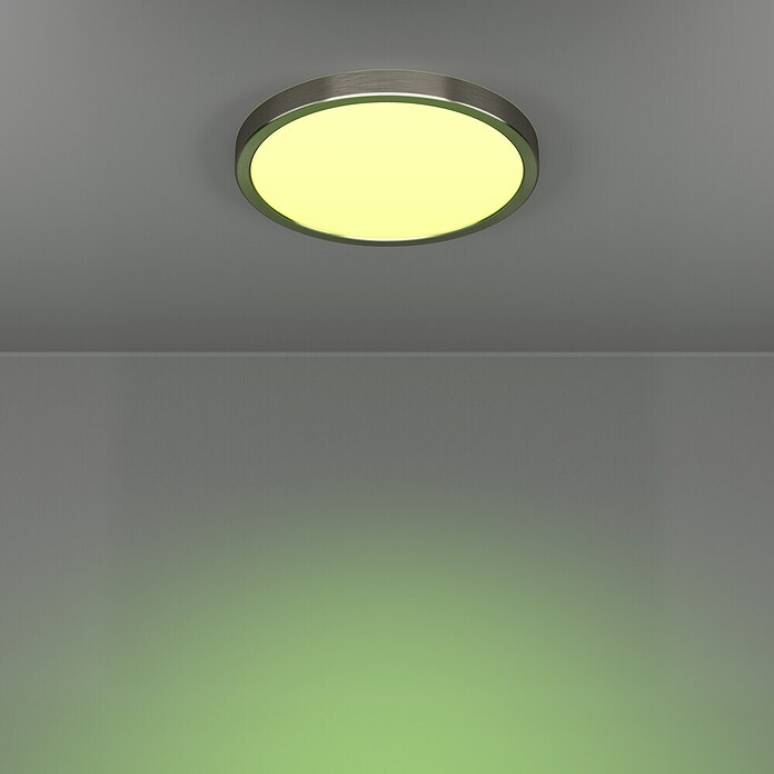 Eglo connect.z Okrogel LED panel Fueva 6-Z  (14,3 W, Ø x V: 28 x 2,5 cm, Barva svetlobe: RGBW) | 3016 - Deckenleuchte | CACB - Deckenleuchten | CAC - Indoorleuchten | CA - Beleuchtung | C - Elektro | BAUHAUS