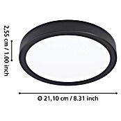 Eglo connect.z Okrogel LED panel Fueva 6-Z  (11,2 W, Ø x V: 21 x 2,5 cm, Barva svetlobe: RGBW) | 3016 - Deckenleuchte | CACB - Deckenleuchten | CAC - Indoorleuchten | CA - Beleuchtung | C - Elektro | BAUHAUS