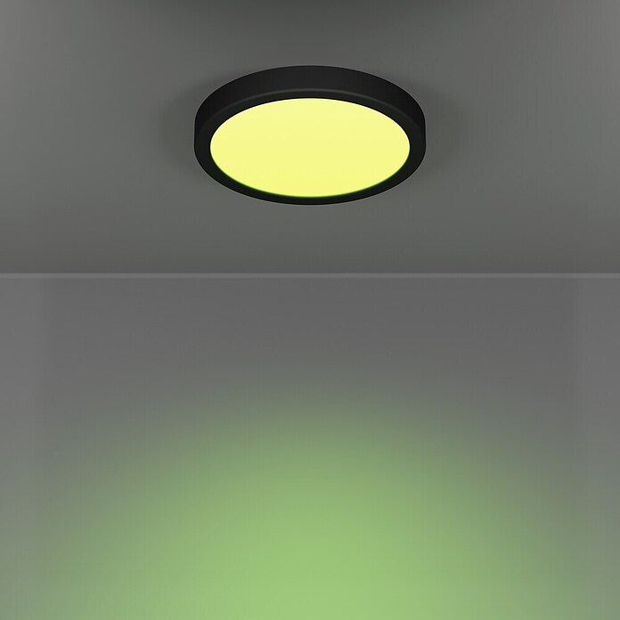 Eglo connect.z Okrogel LED panel Fueva 6-Z  (11,2 W, Ø x V: 21 x 2,5 cm, Barva svetlobe: RGBW) | 3016 - Deckenleuchte | CACB - Deckenleuchten | CAC - Indoorleuchten | CA - Beleuchtung | C - Elektro | BAUHAUS