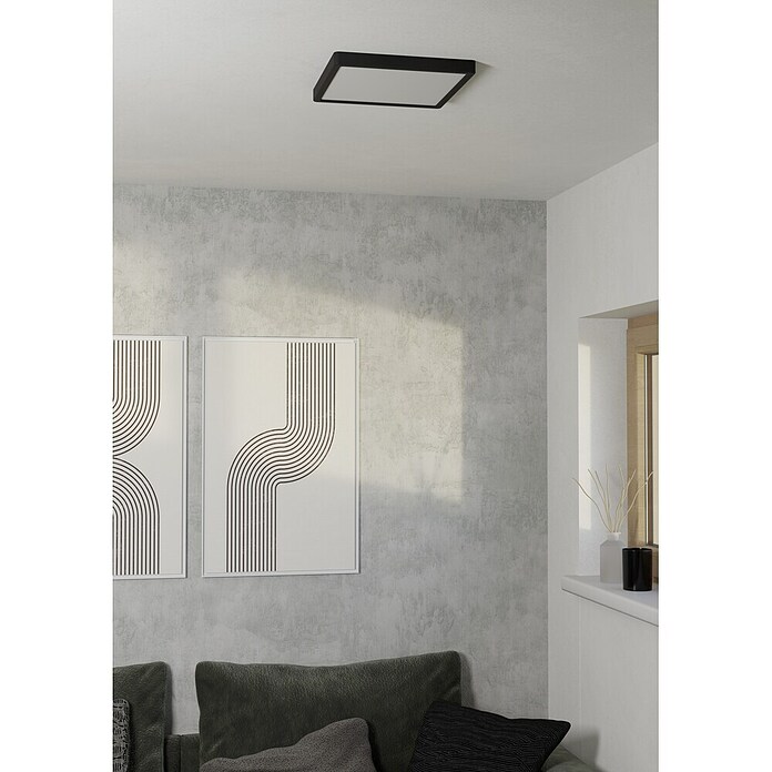 Eglo connect.z Okrogel LED panel Fueva 6-Z  (11,2 W, Ø x V: 21 x 2,5 cm, Barva svetlobe: RGBW) | 3016 - Deckenleuchte | CACB - Deckenleuchten | CAC - Indoorleuchten | CA - Beleuchtung | C - Elektro | BAUHAUS