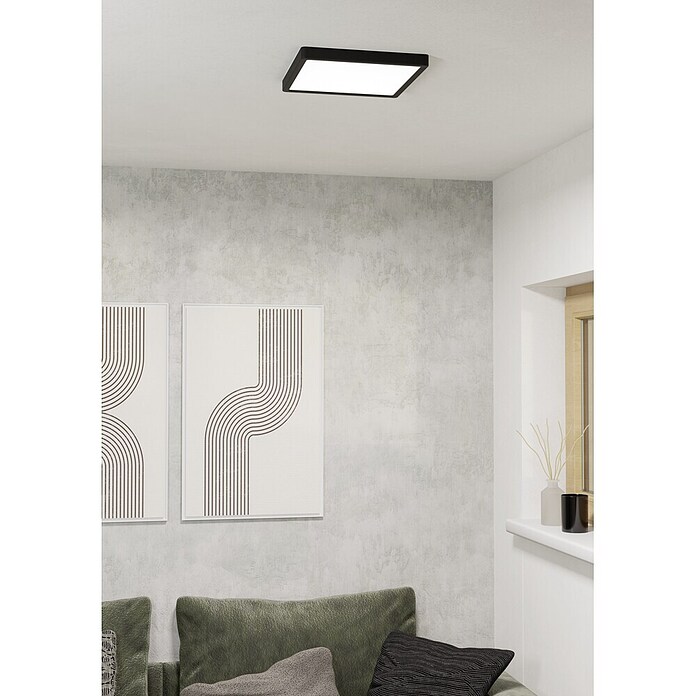 Eglo connect.z Okrogel LED panel Fueva 6-Z  (11,2 W, Ø x V: 21 x 2,5 cm, Barva svetlobe: RGBW) | 3016 - Deckenleuchte | CACB - Deckenleuchten | CAC - Indoorleuchten | CA - Beleuchtung | C - Elektro | BAUHAUS